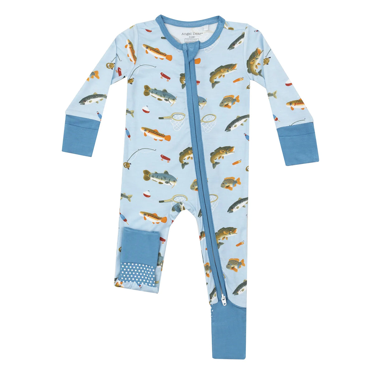 Boy's Fishing Zippered Romper