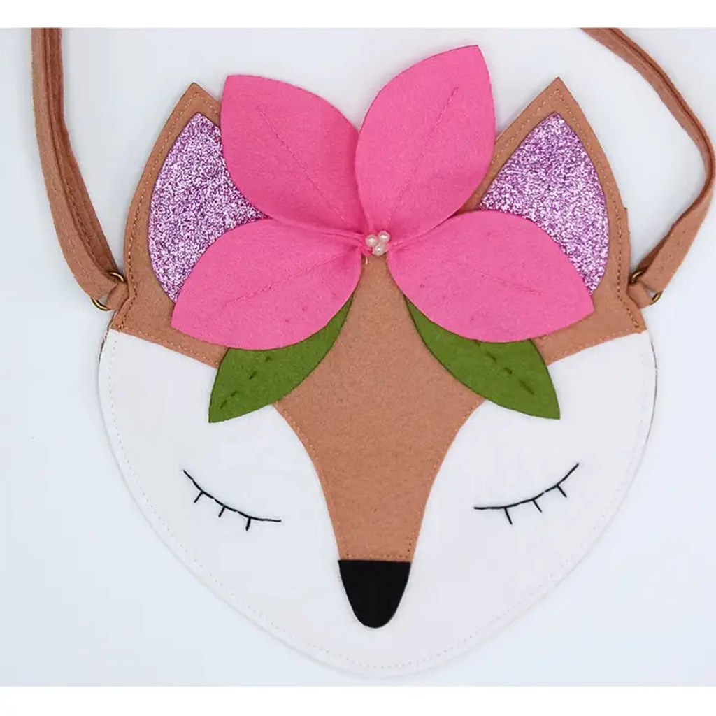 Lily and Momo Friendly Fox Little Girl's Sparkle Purse