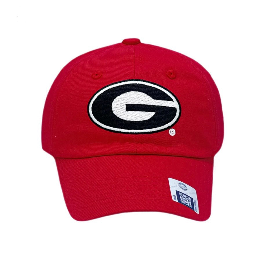 University of Georgia on Red Baby Hat