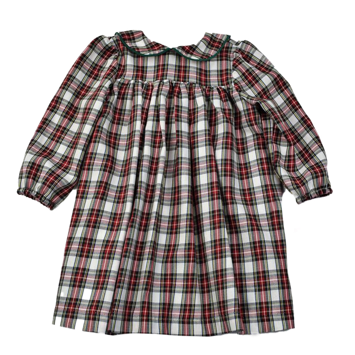 Little Girl's Holiday Plaid Dress by Funtasia Too