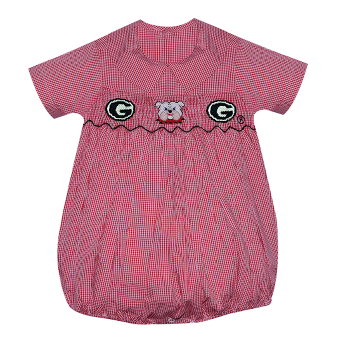 Georgia Bulldogs Smocked Bubble