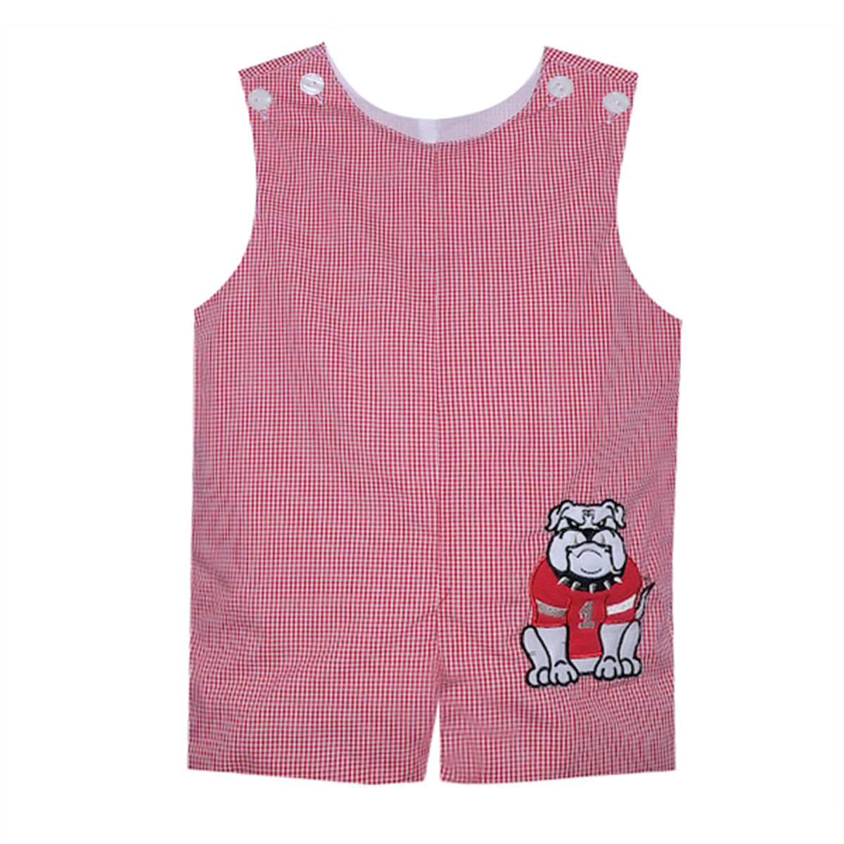 UGA Appliqued Bulldog Shortall