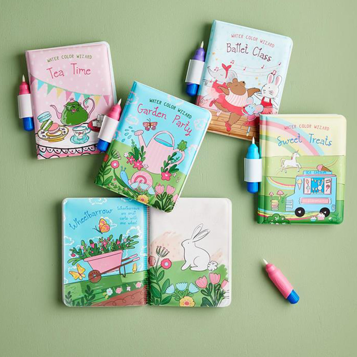 Girl's Water Coloring Books