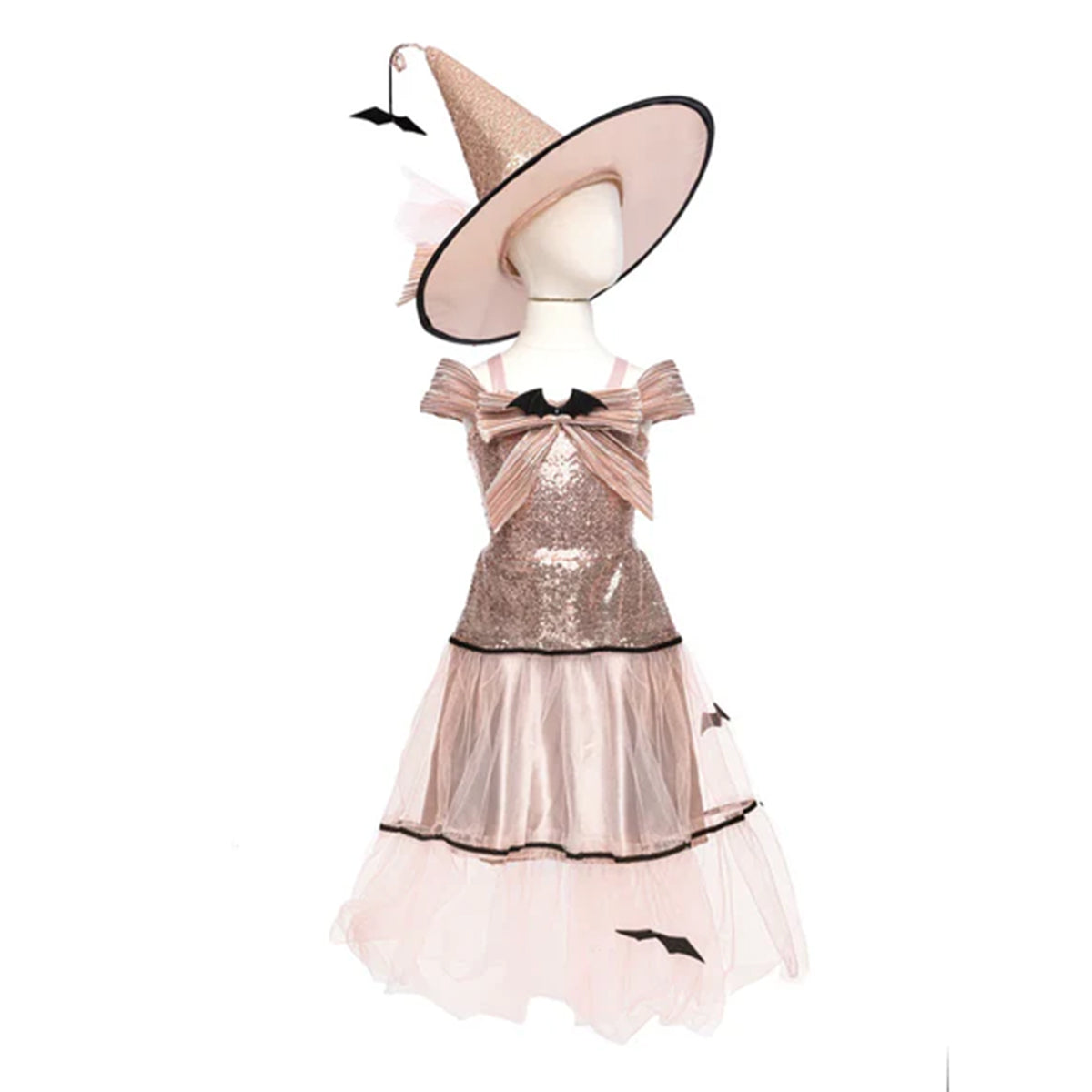 Glam Witches Dress with Hat Costume