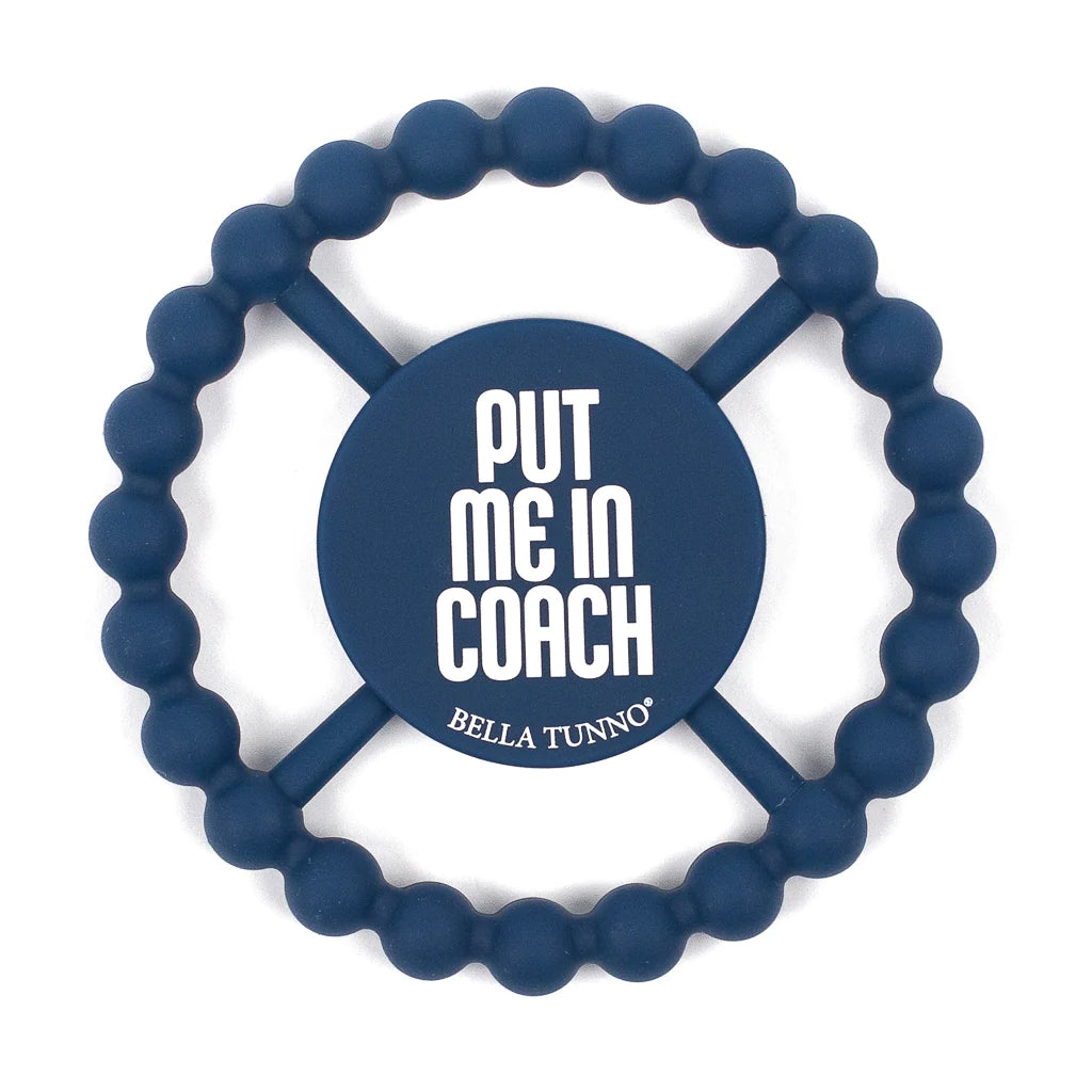 Bella Tunno Put Me In Coach Happy Teether Teething Ring