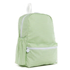 Leaf green checkered kids backpack