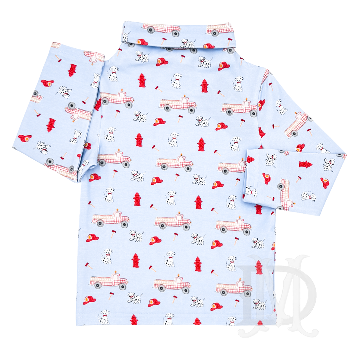 Fire Truck Turtleneck Shirt