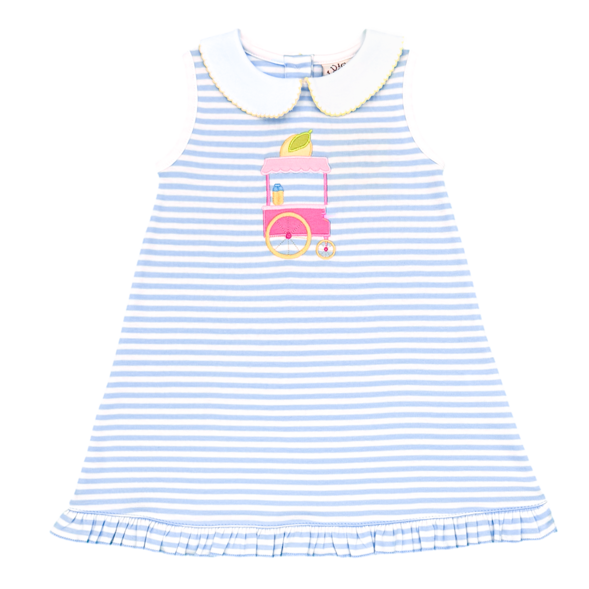 Lemonade Cart Applique Dress