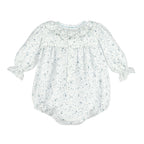 Ice Blue Floral Flurries Bubble