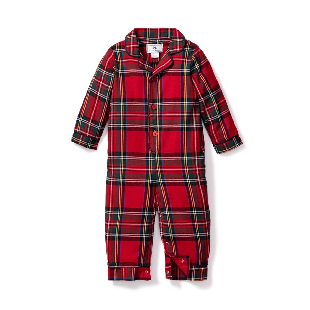 Imperial Tartan Baby Christmas Romper