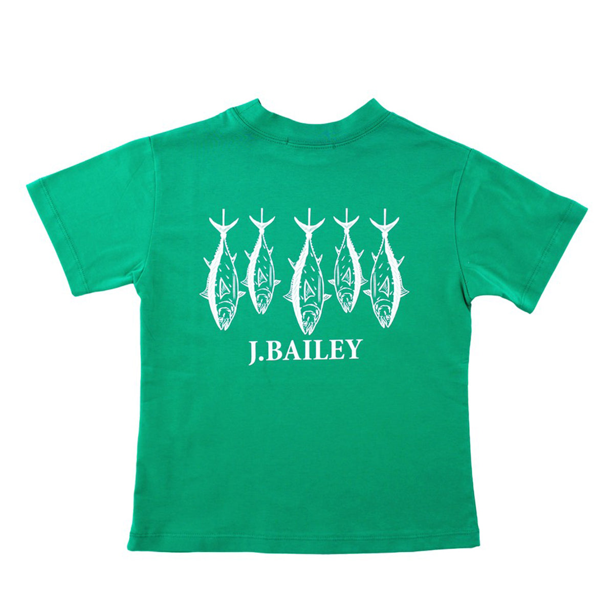 Toddler Boy's Fish on Kelly Green Logo T-Shirt by J. Bailey