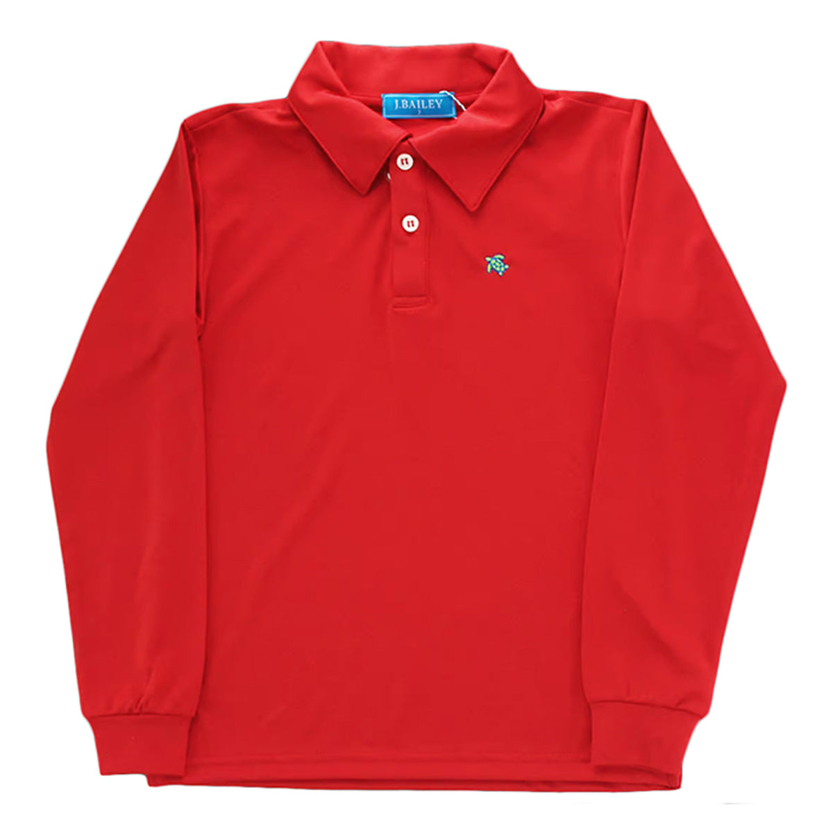 J. Bailey Red Performance Polo Shirt