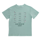 Light green boy's t-shirt with golf graphic and J. Bailey text