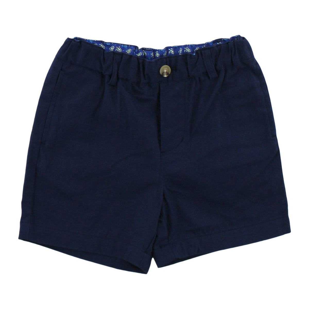 J. Bailey Navy Blue Toddler Boy's Chino Shorts by Bailey Boys
