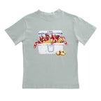 Boys sage green crab boil logo tee by J Bailey