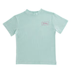 Light green girl's t-shirt with a J. Bailey logo