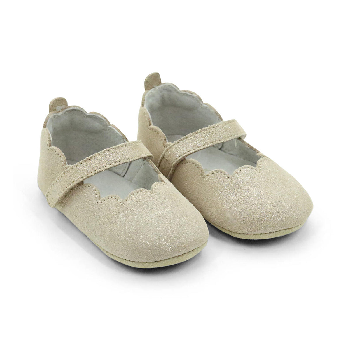 Champagne Shimmer Mimi Baby Shoes