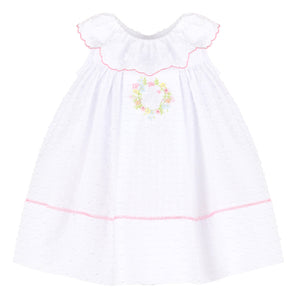 Little Girl's Embroidered Lawn Party Ruffle Dress Sophie and Lucas