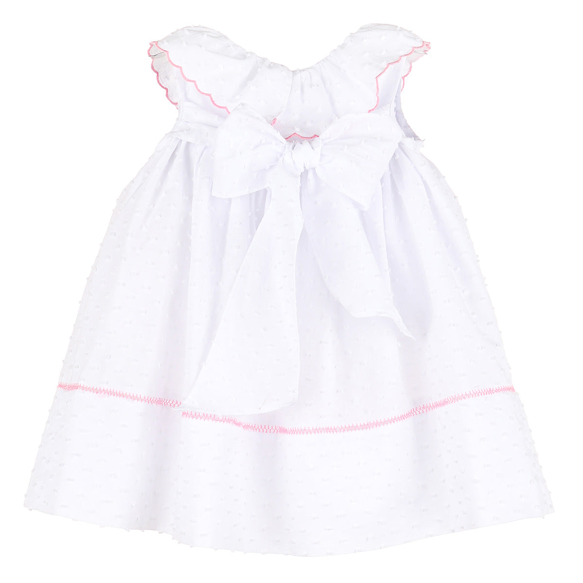 Little Girl's Embroidered Lawn Party Ruffle Dress Sophie and Lucas