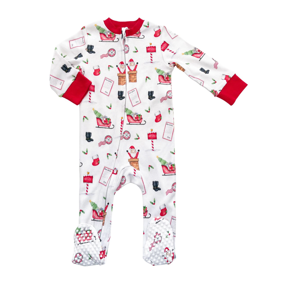 Letters To Santa Christmas Baby Girl Baby Boy Footie