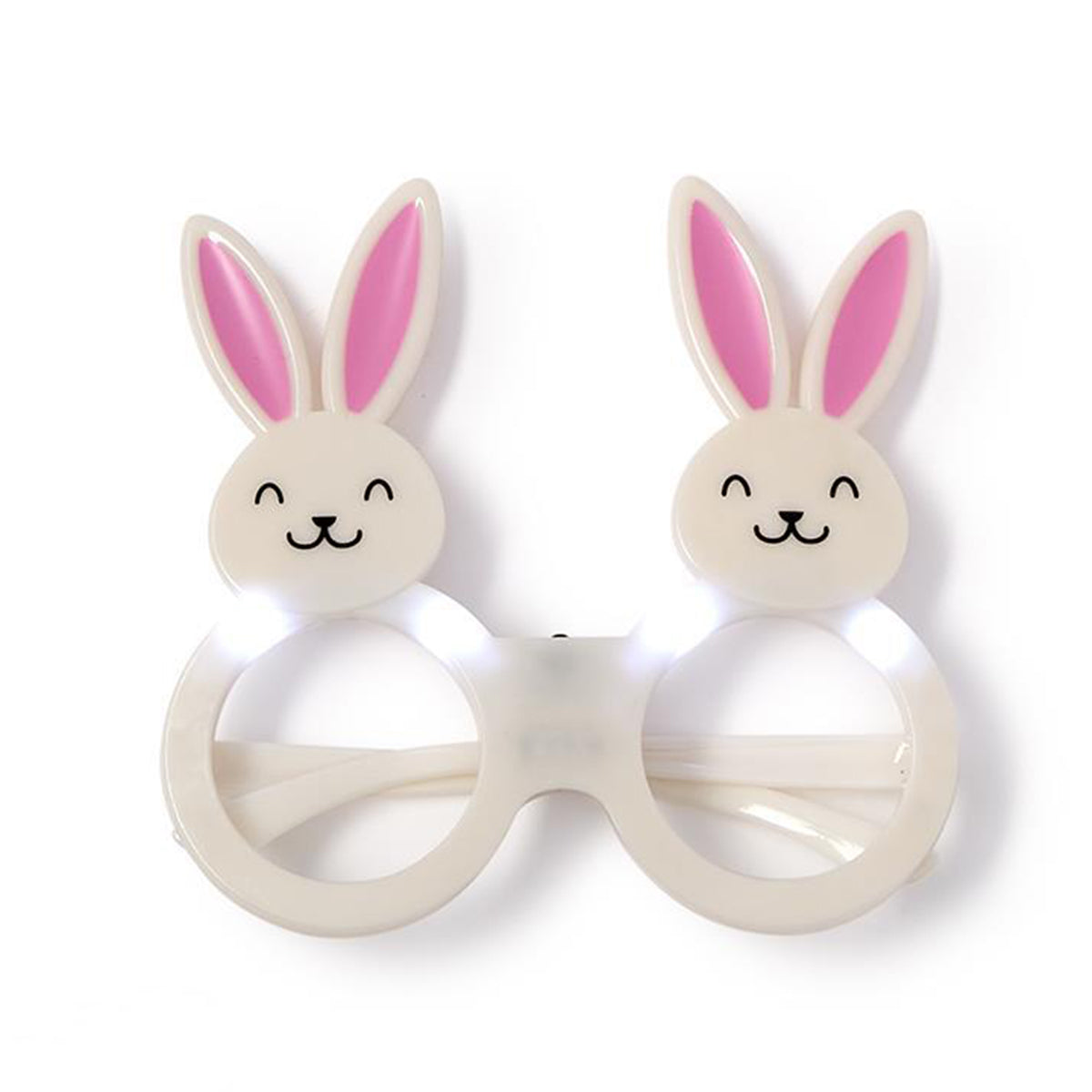 Light Up Bunny Glasses Pink