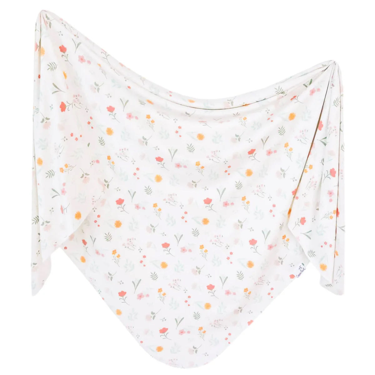 Copper Pearl Mabel Floral Print Swaddle Blanket