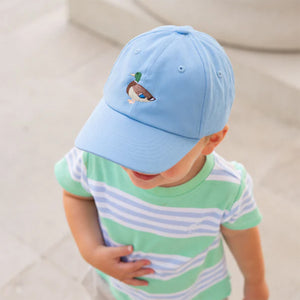 Mallard Duck on Blue Toddler Boy Baseball Cap