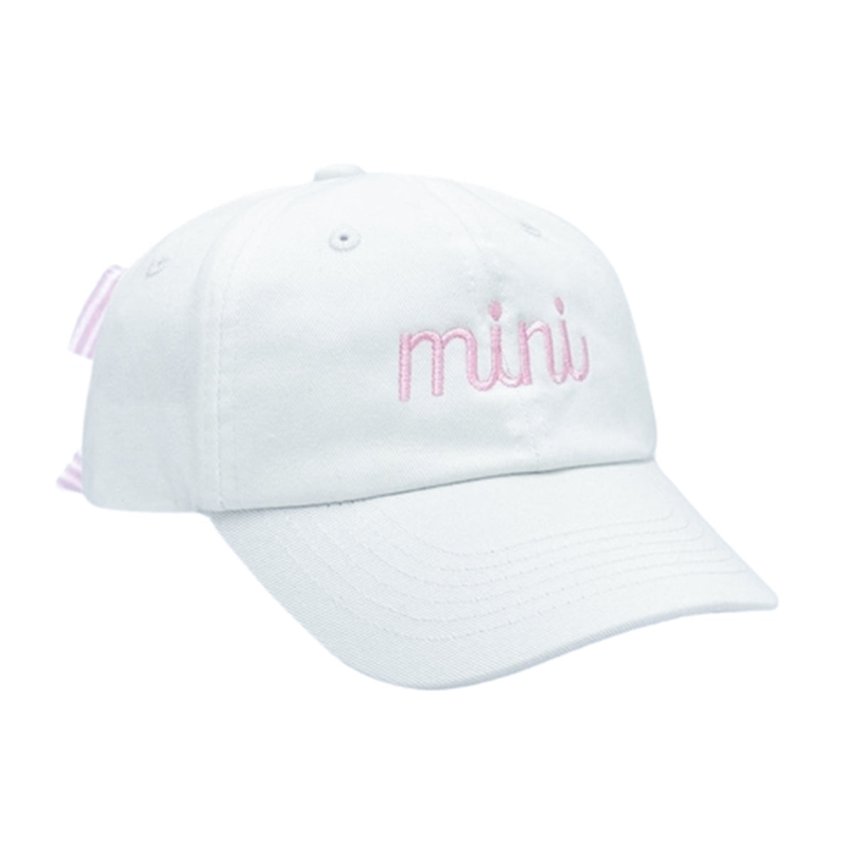 Girl's Mini Bow Baseball Hat