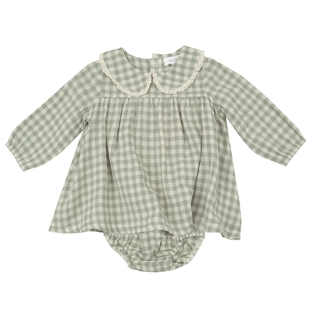 Green Gingham Bloomer Set