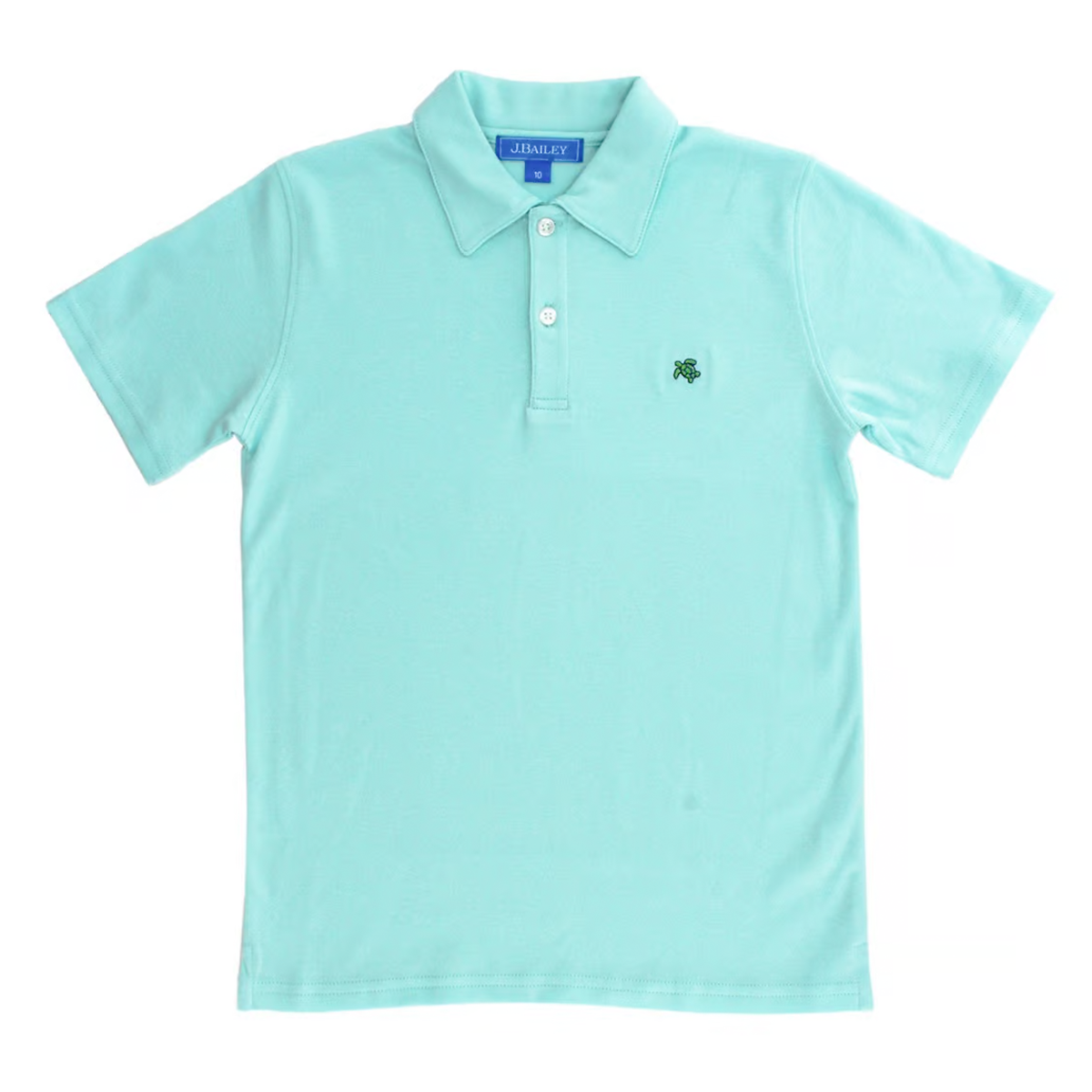 J. Bailey Boys Short Sleeve Mint Green Polo Shirt