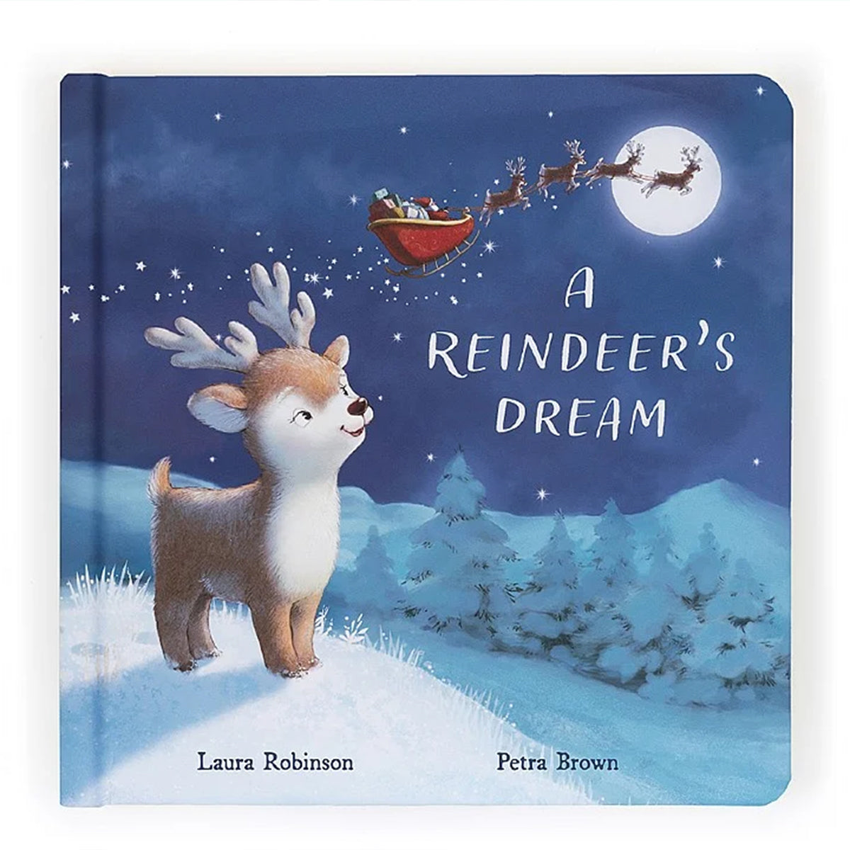 Jellycat Mitzy Reindeer's Dream Christmas Book Board