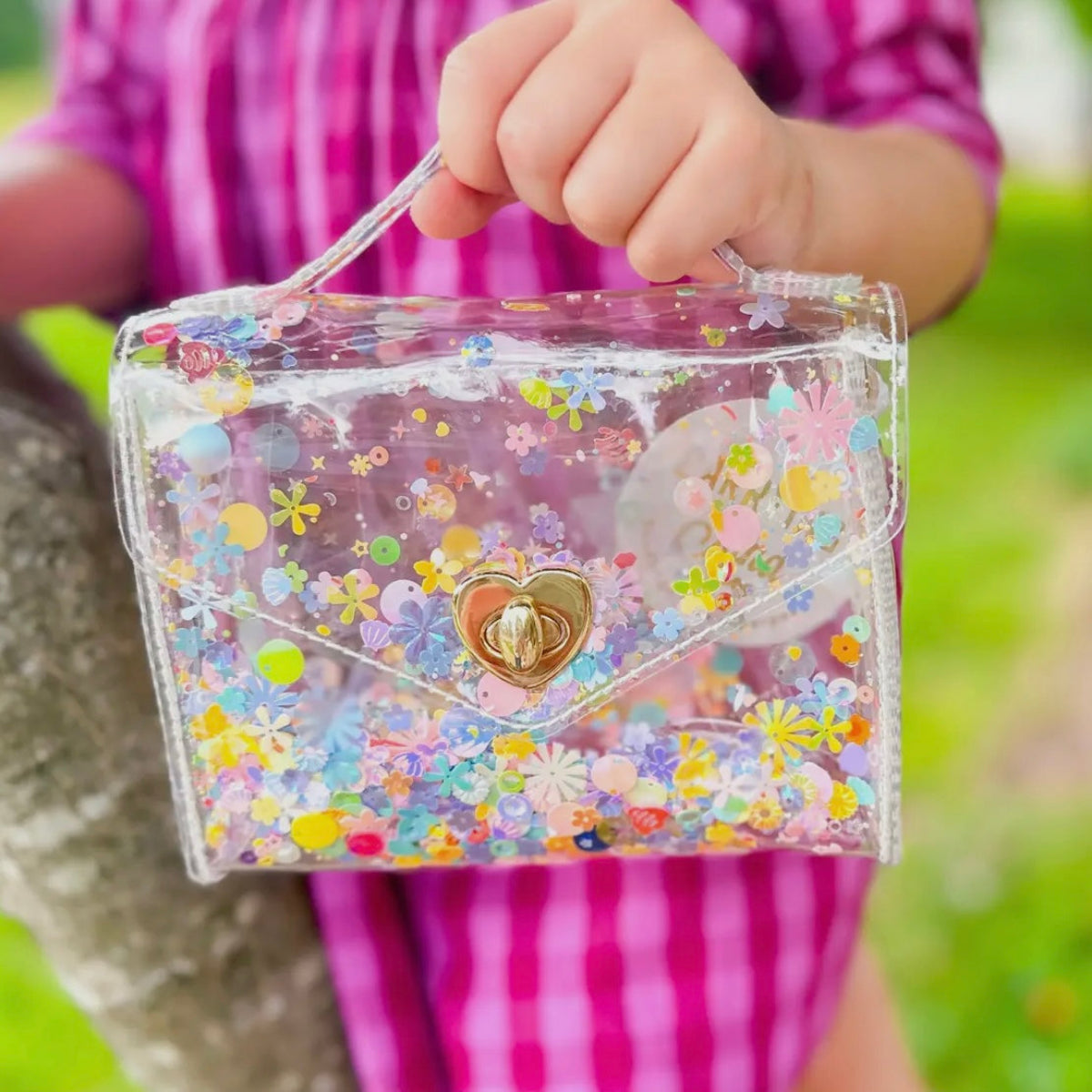 Multi Sparkle Gussie Glitter Bag