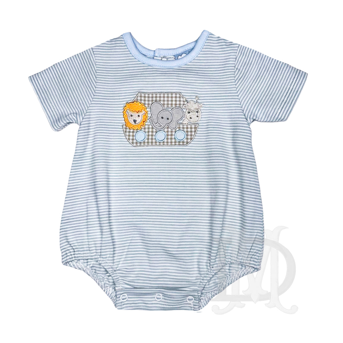 Boy's Noah's Ark Appliqued Bubble