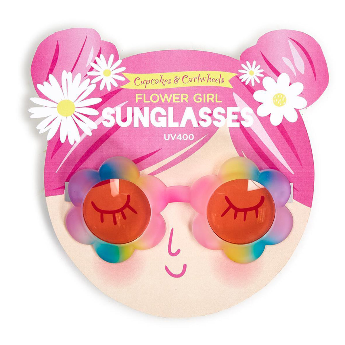 Child's Ombre Flower Little Girl Sunglasses