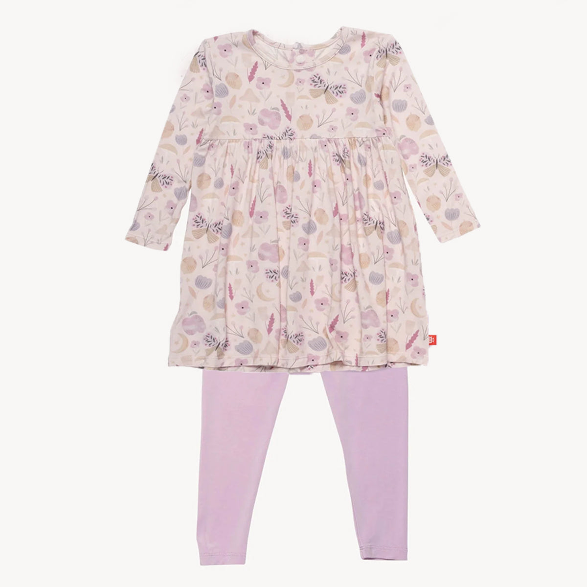 Magnetic Me Organic Botanics Girl's Dress and Leggings