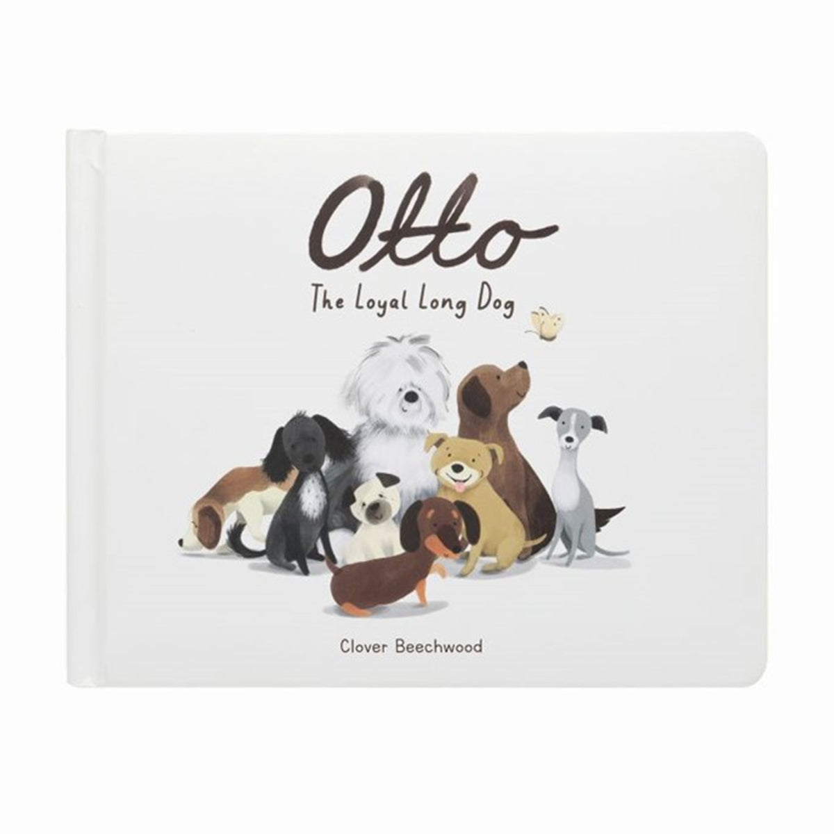 Jellycat Otto the Loyal Long Dog Padded Board Book