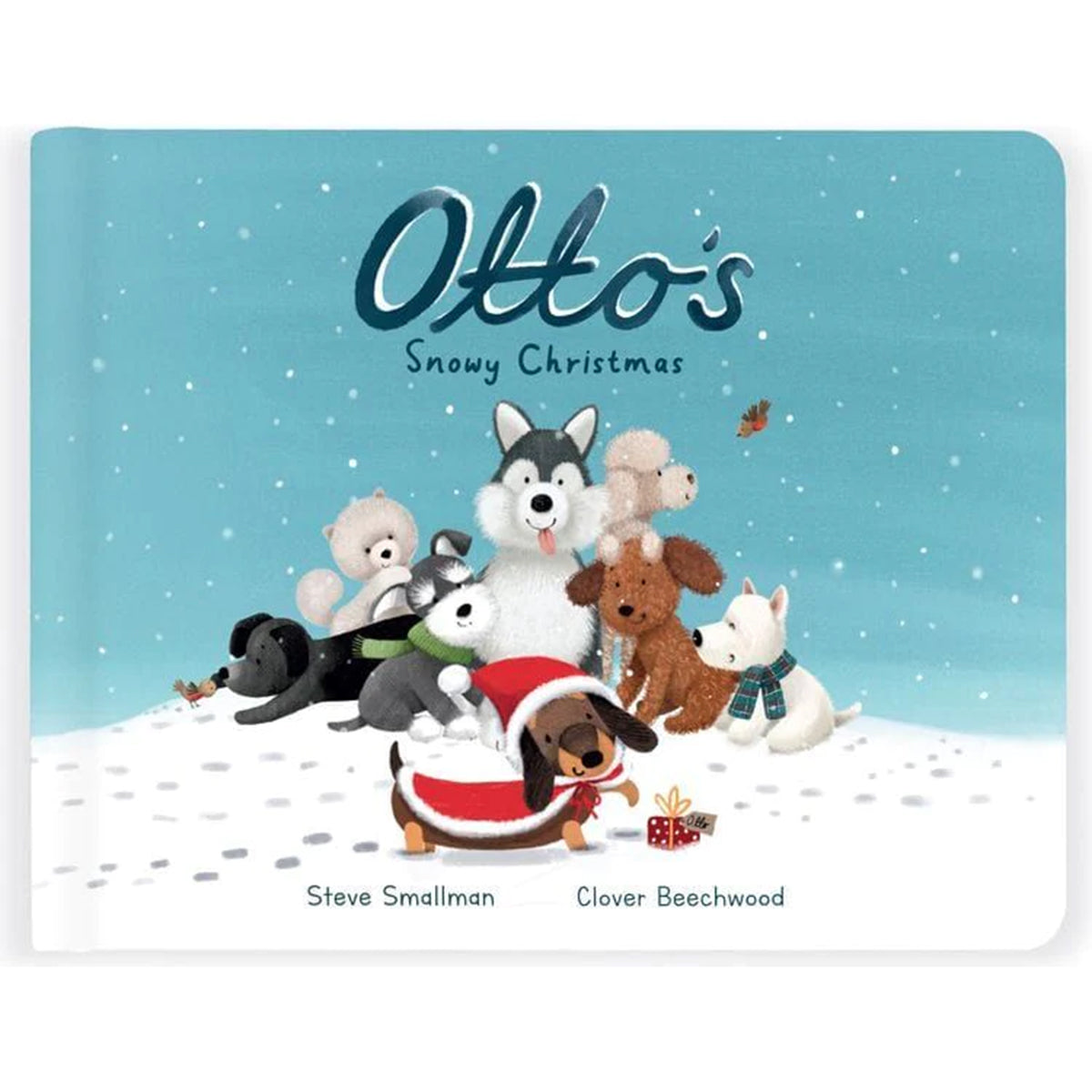 Jellycat Otto's Snowy Christmas Book Board