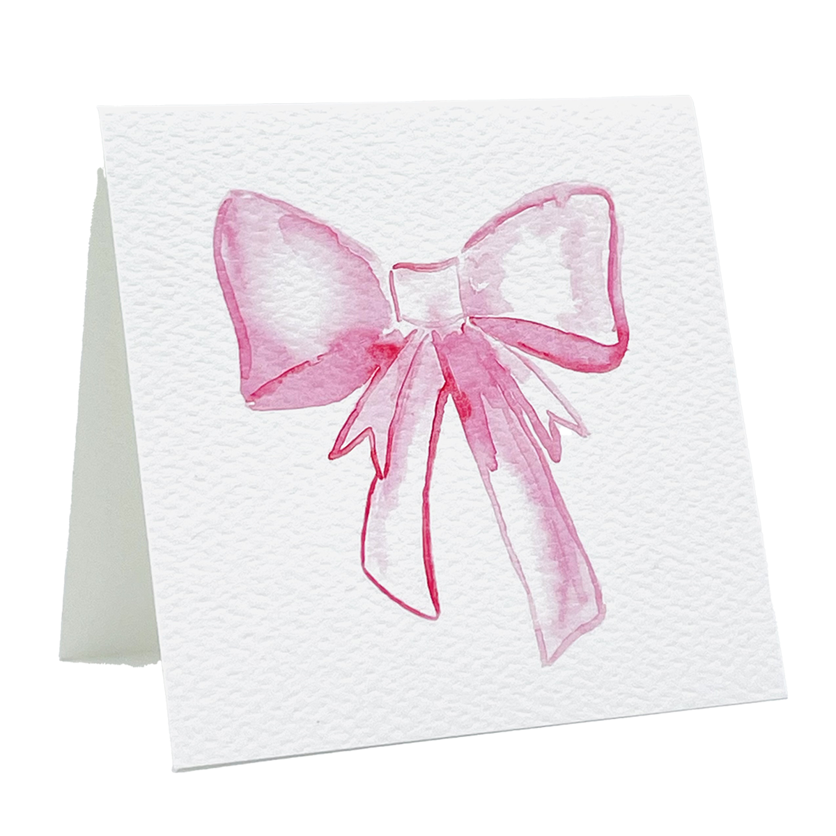 Baby Toddler Gift Enclosure Card Pink Bow