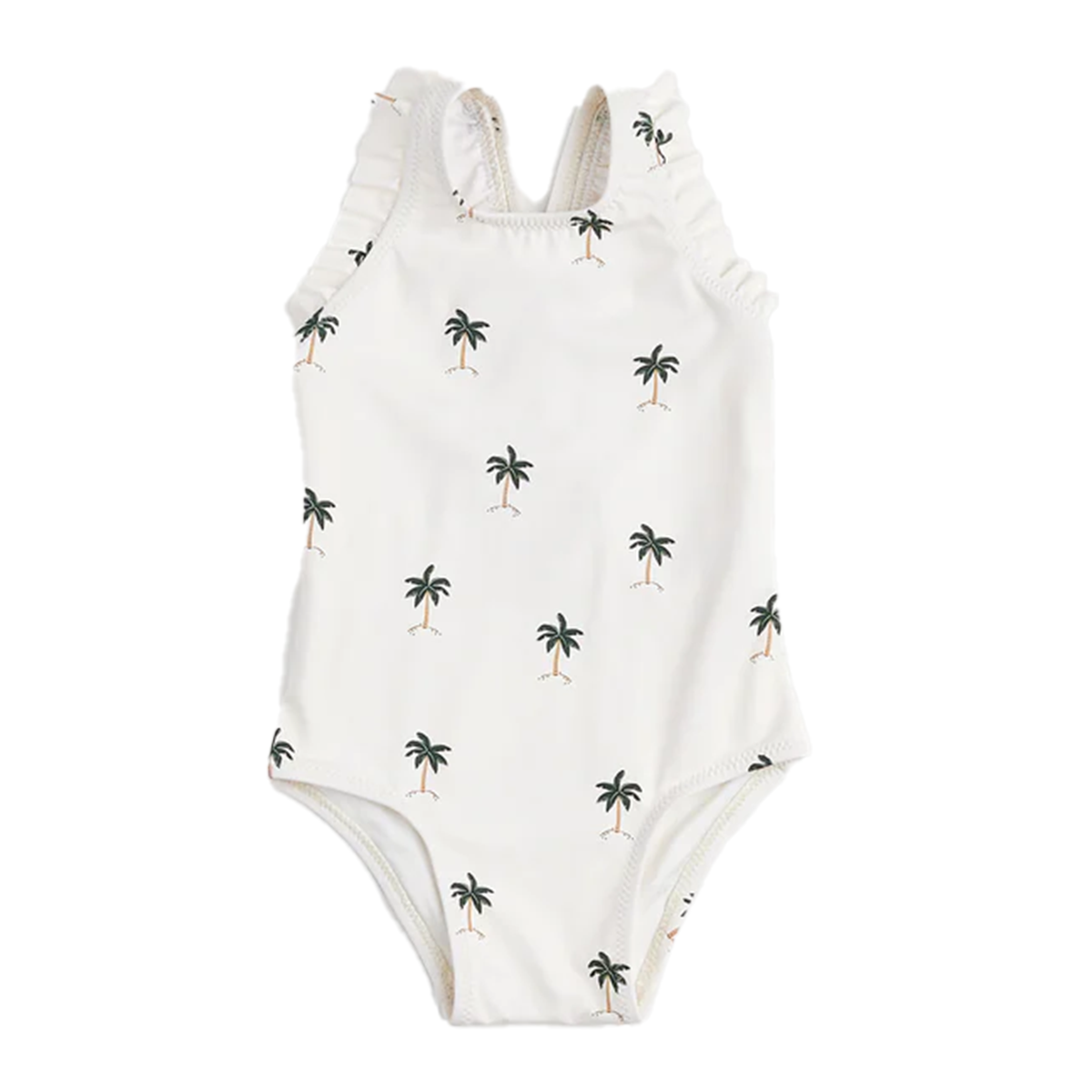 Toddler Girl's Palm Trees One-Piece Swimsuit