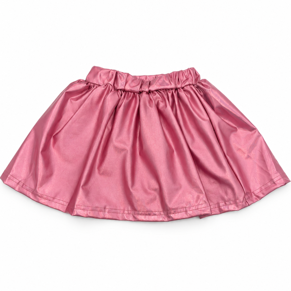 Light Pink Metallic Skort