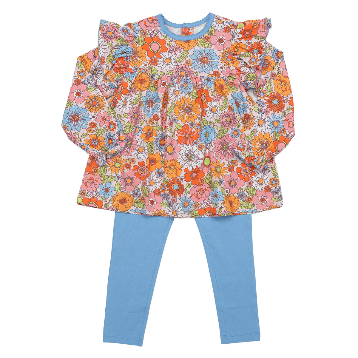 Girl's Pretty Floral Abree Legging Set