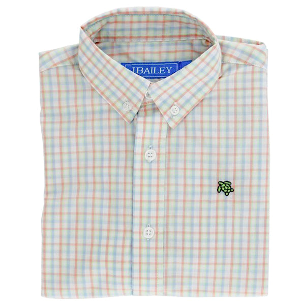 J. Bailey Boys Princeton Plaid Button Down Shirt