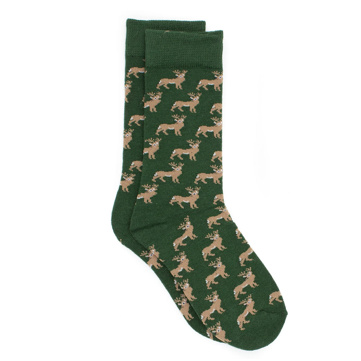 Properly Tied Toddler Boy's Whitetail Deer Print Lucky Duck Socks.