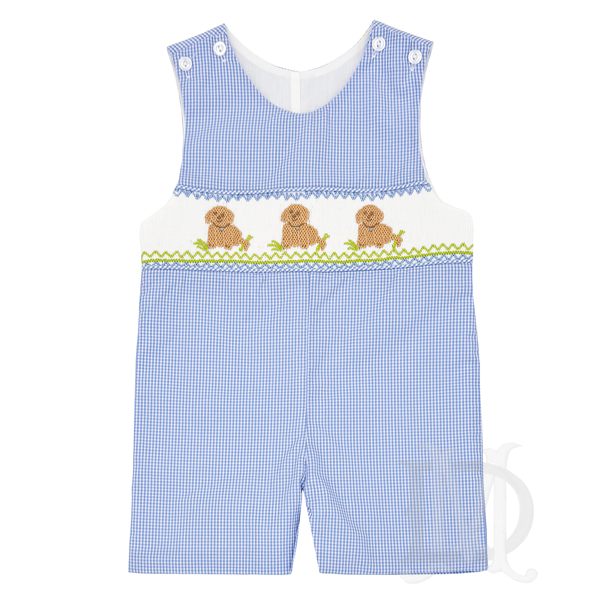 Sweet Dogs Smocked Shortall