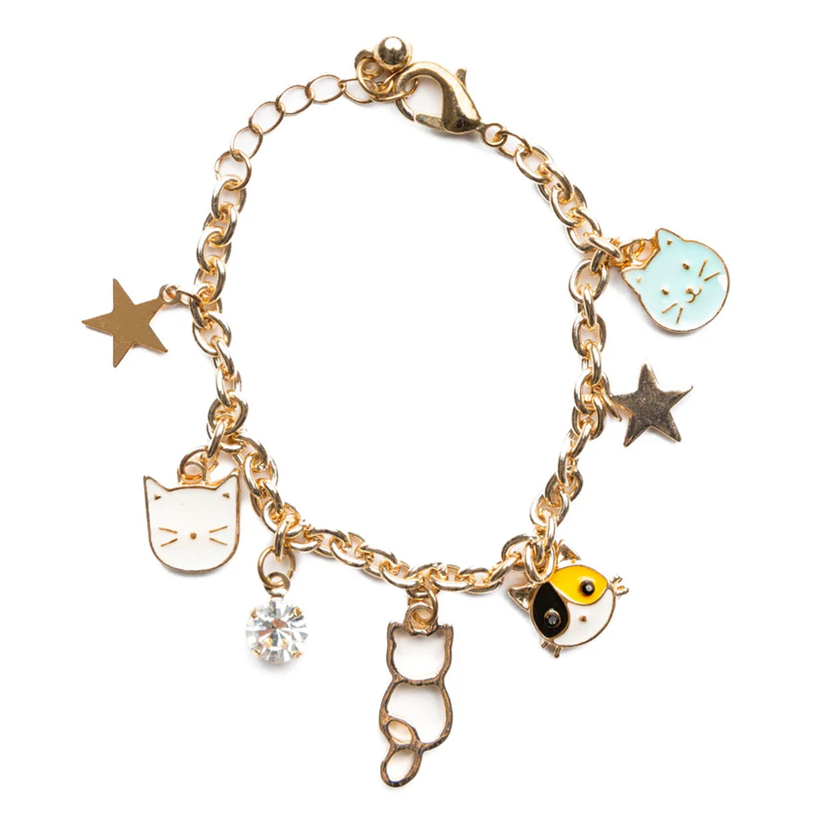 Purr-fectly Charming Little Girl's Charm Bracelet