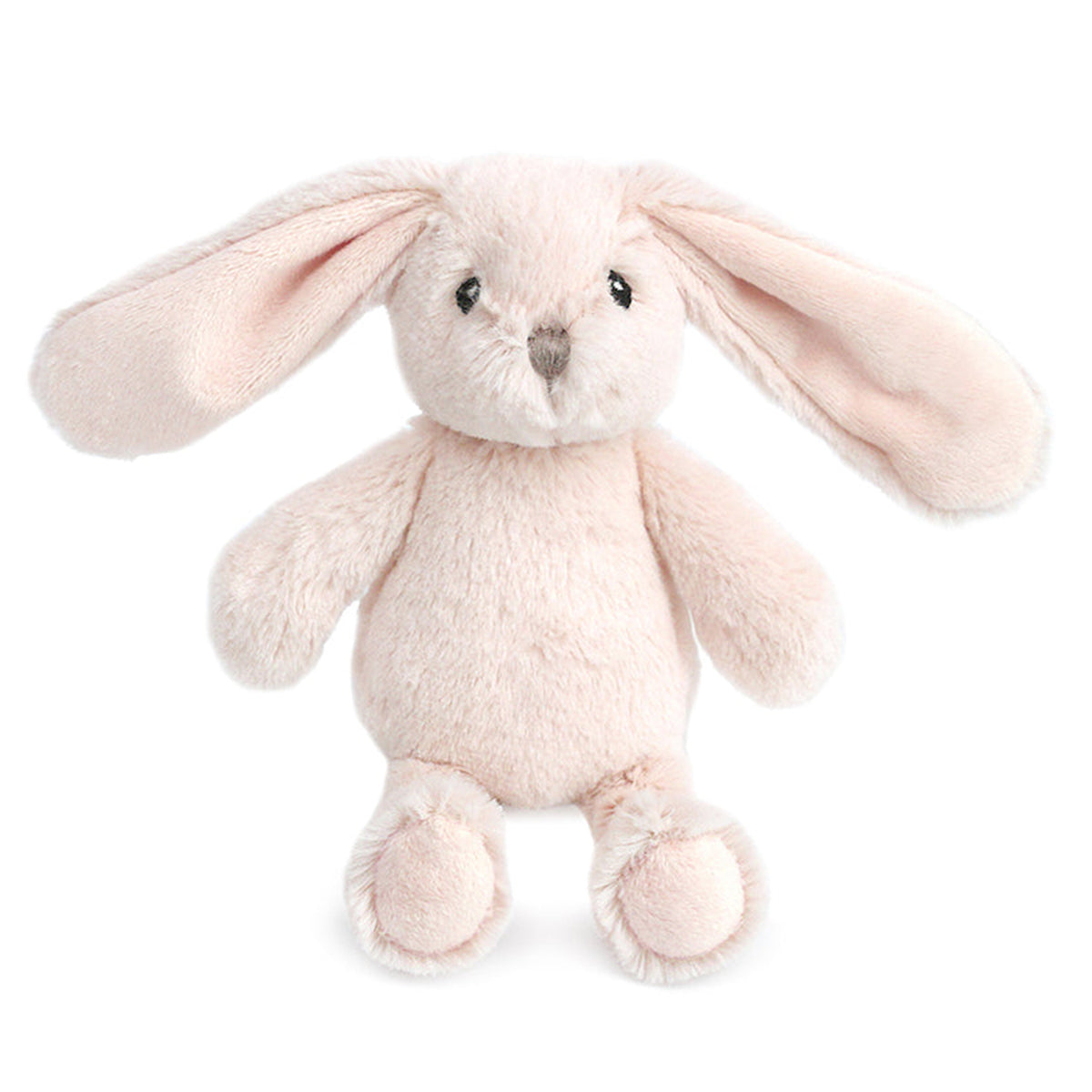 Rosie Bunny Blush Pink Plush Baby Rattle