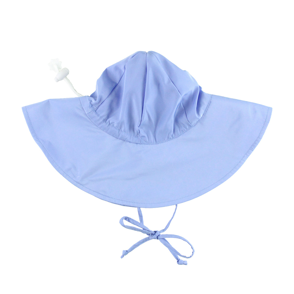 Light blue sun hat with a chin strap