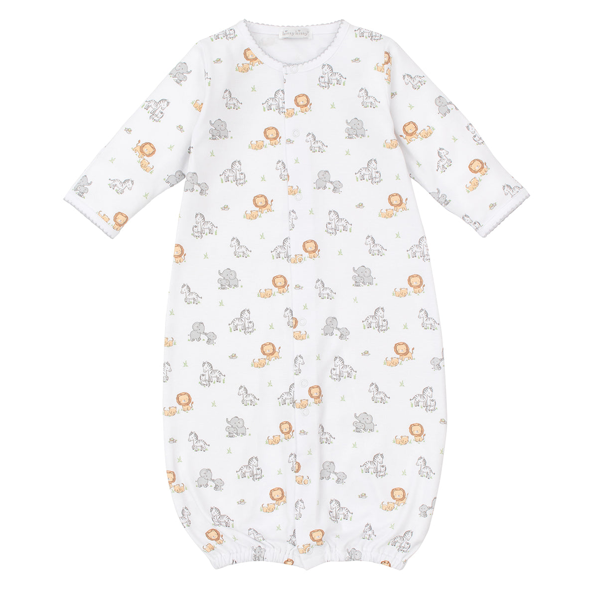 Boy's Jungle Playdate Newborn Converter Gown