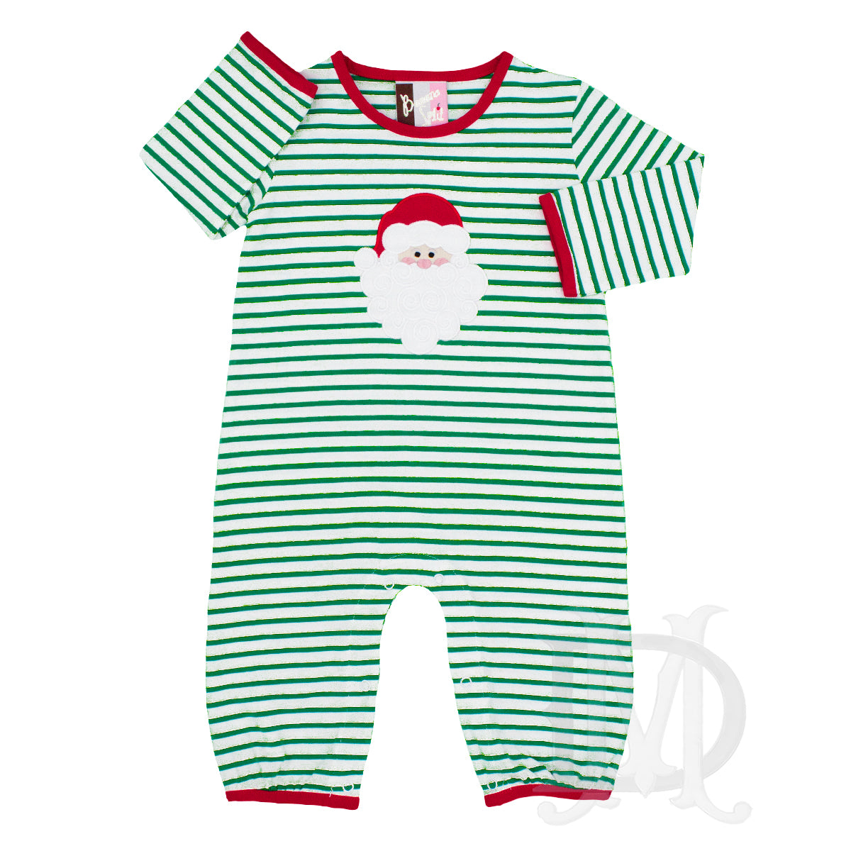 Boy's Santa Applique Romper