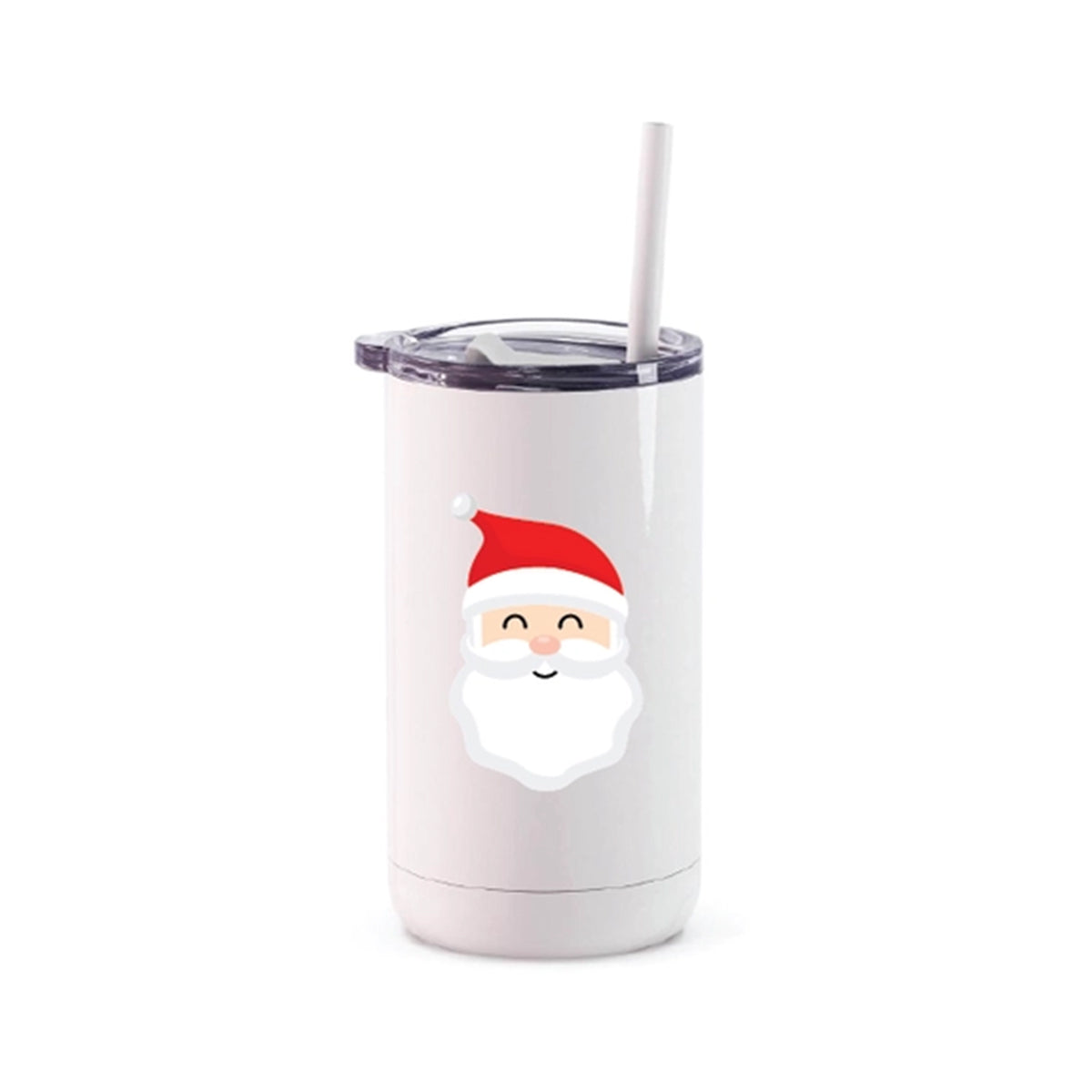 Santa Claus Christmas Children's Cup Insulated with Straw